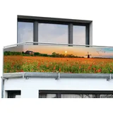 Maximex Balkonverkleidung 500 x 85 cm mehrfarbig Kunststoff 5 St.