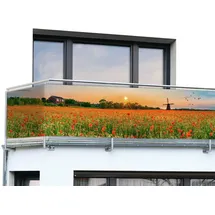 Maximex Balkonverkleidung 500 x 85 cm mehrfarbig Kunststoff 5 St.