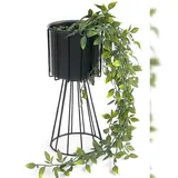 DanDiBo Ambiente Blumenhocker 15 x 32 x 15 cm Schwarz