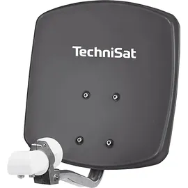 TechniSat DigiDish 33 schiefergrau + Twin LNB