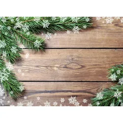 Tischsets | Platzsets – Weihnachten - Tannenzweige aufsichtig - 12 Stück aus Premium Papier - Die besondere Tischdekoration für die Weihnachtszeit