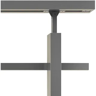 DOLLE Geländerset Aluminium Eckig für Seitenmontage 150 cm