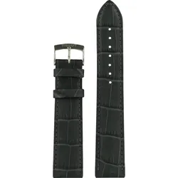 Tissot - Leder Pr 100 Classic Lederband Grau 20/18mm. T600037008 - alligator-prägung,grau,rind