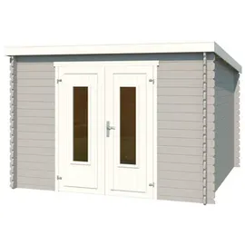 Lasita Maja Gartenhaus Sacramento 3,12 x 3,19 m Grau