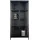 House Nordic Vitrine Brisbane 80 x 35 x 175 cm Schwarz