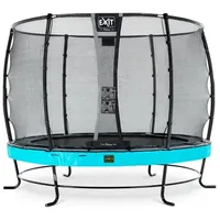 EXIT TOYS Elegant Premium Trampolin 305 cm inkl. Deluxe Sicherheitsnetz blau