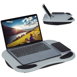 relaxdays Laptop Tablett »Laptopkissen grau«, Kunststoff
