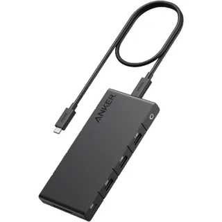 Anker 364 USB-C Hub (10-in-1, Dual 4K HDMI) Black