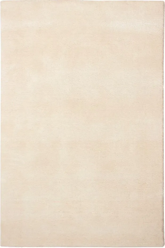 Teppich Calvi 200 x 300 cm Mischgewebe Weiß