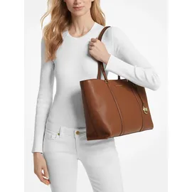 Michael Kors Temple Shopper Leder Brown