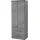 Saphir Quickset 945 Badschrank 50 x 136,1 x 33 cm Grau/Silber