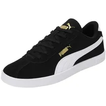 Puma Club II Sneaker, Black White Gold, 41