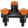 Trendline 2-Wege-Verteiler orange