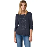 Cecil Damen Langarmshirt mit Print - M