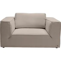 Tom Tailor HOME Loveseat »BIG CUBE STYLE«, mit bequemen Stegkissen, extra große Sitztiefe, Breite 147 cm beige