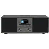 TechniSat DIGITRADIO 650 - Internetradio, DAB+, UKW, CD-Player, Bluetooth, App-Steuerung, Qi Ladestation, Spotify & Grau
