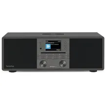 TechniSat DIGITRADIO 650 - Internetradio, DAB+, UKW, CD-Player, Bluetooth, App-Steuerung, Qi Ladestation, Spotify & Grau
