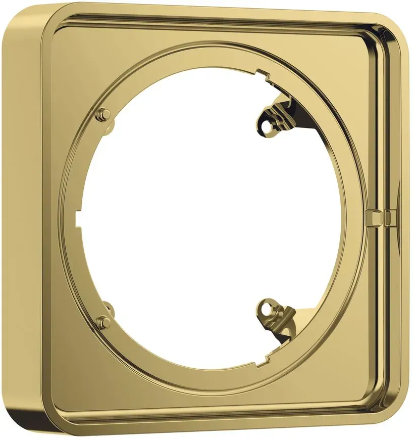 Axor ShowerSelect ID Verlängerungsrosette softsquare 22 mm - polished gold optic