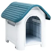 vidaXL Hundehütte 59 x 75 x 66 cm Polypropylen Blau