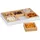 Relaxdays Snackschalen Set Natur/Weiß 6-tlg.