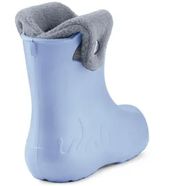 Ladeheid Eva Kinder Jungen Mädchen Gummistiefel Regenschuhe gefüttert Regenstiefel Gummischuhe LA-CA-04 (Hellblau, 34/35 Eu) - 34/35