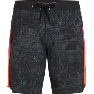 ONEILL HYPERFREAK TECH PANEL 19 Boardshort 2025 black pink/orange panel - 34