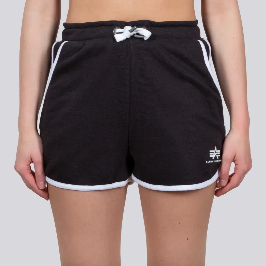 Alpha Industries Contrast SL Dames Shorts, zwart, L Voorvrouw