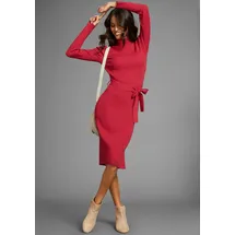 LAURA SCOTT Strickkleid Kleid rot 34