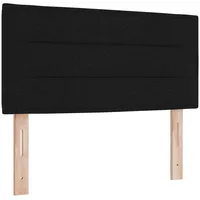 VidaXL Kopfteil Linien-Design Schwarz 80 cm Stoff