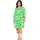 Angel Of Style by Happy Size Kleid Shirtkleid Alloverdruck Mint/Weiß 52