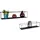 Mirrors and More Wandregal Tinka 65 x 15 x 15 cm Schwarz