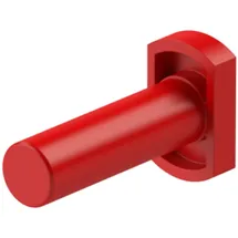 Riegler Verschlussstopfen POM, Stutzen 6 mm, Farbe rot