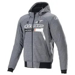 Chrome Ignition Motorrad-Hoodie grau, M