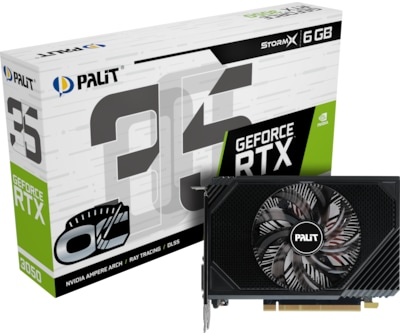 PALIT GeForce RTX 3050 Storm X OC 6GB GDDR6 Grafikkarte