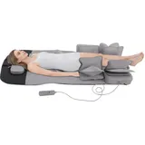Ganzkörper-Massagematte mit Wärmefunktion, PU & Schwamm, für Nacken, Rücken, Hüfte und Beine, EU-Stecker, für Bett, Sofa und Boden