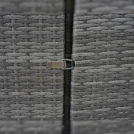 Mendler Mülltonnenbox HWC-E25 130 x 110 cm grau