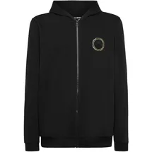 Plein Sport Tiger Kapuzensweatjacke Herren Schwarz 4XL