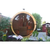 Sauna Saunafass Gartensauna Außensauna Holzsauna 6-8 Personen 4,0 m