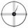 Beliani Wanduhr ASCONA 64 cm 64 Metall Gold