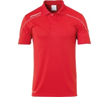 Uhlsport Stream 22 Polo, rot/Weiß, 164