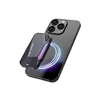 fanxiang 2TB Externe SSD,2050MB/s USB 3.2 Gen 2x2 Magnetic SSD,4K ProRes Speicherung,mit magnetischem Ring,RGB Touch Control Lighting für iPhone/Android/PC/Mac