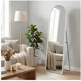 OTTO home Spiegel Standspiegel Addrik, wahlweise in 2 Größen 150x40cm oder 180x60cm (als Wandspiegel und Standspiegel einsetzbar, Rahmen aus Metall), Ganzkörperspiegel mit Sicherheitsglas, in verschiedenen Farben weiß 40 cm x 150 cm x 2,7 cm