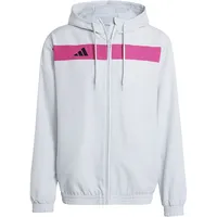 Adidas Tiro 25 Essentials Woven Reißverschlusspullover - Clear Grey