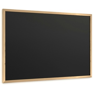 ALLboards Schwarze Kreidetafel 90×60 cm, ECO-Holzrahmen