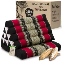 Livasia Thaikissen 75 x 50 cm Schwarz/Rot