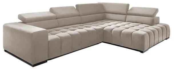 Exxpo by Gala Ecksofa mit Funktion Elias Stoff Beige