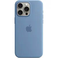 Apple iPhone 15 Pro Max Silikon Case blau