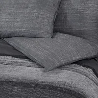 VidaXL Bettwäsche-Set Dunkelgrau 200x200 cm Baumwolle