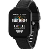 Reflex Active Smart Watch Series 44 BT 44mm Kunststoffgehäuse schwarz Unisize schwarz