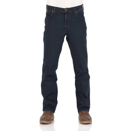WRANGLER Texas Stretch Straight Jeans Blue Black, 48W / 32L